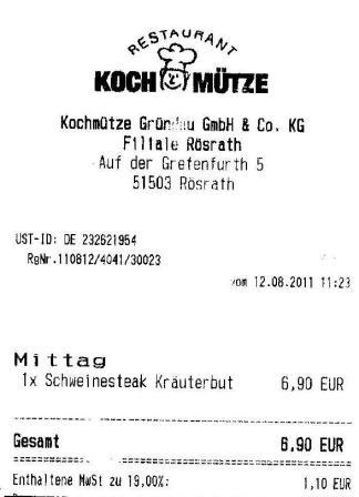 iktd Hffner Kochmtze Restaurant